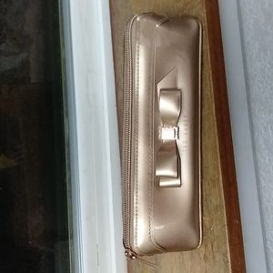 Ted Baker pencil or makeup case in pink patent